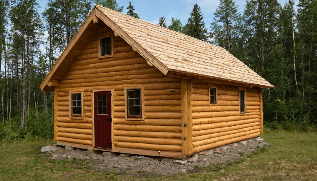 Which wall system achieves better air tightness for a cabin