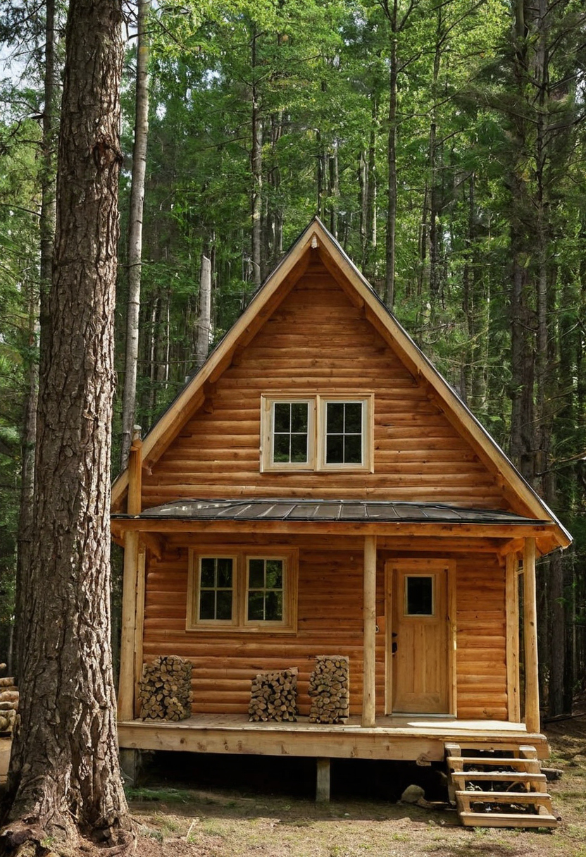 How do long-term energy costs compare between SIP cabins and log cabins